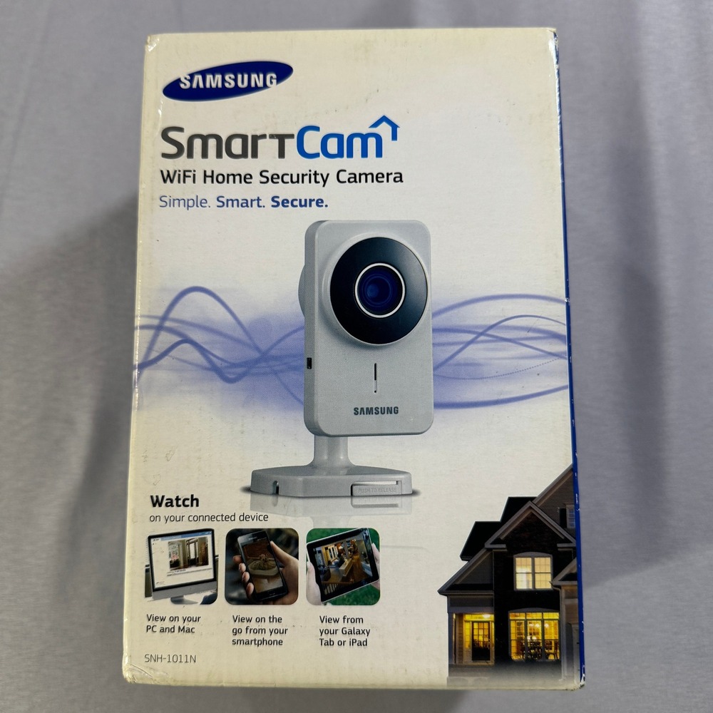 Samsung SmartCam SNH-1011N WiFi Home Security Camera Night Vision 2-Way Talk